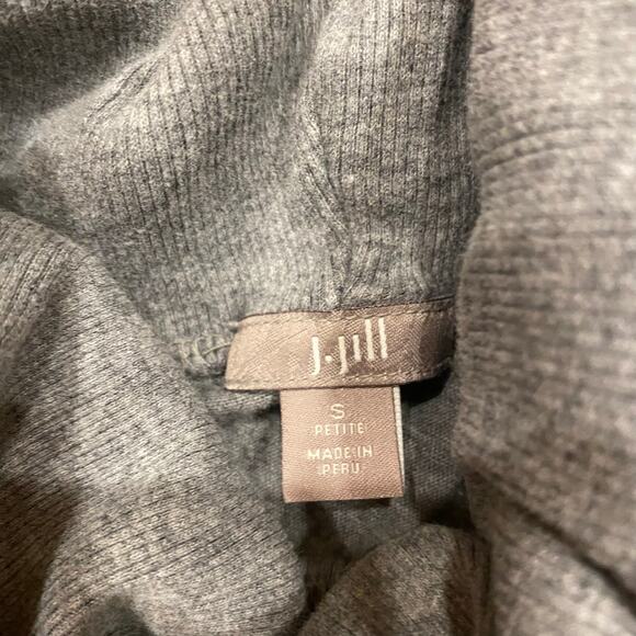 J Jill Turtleneck Sweater Gray Small - Picture 3 of 6